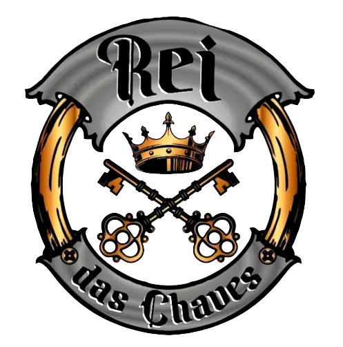 chaveiro 24h logo rei das chaves